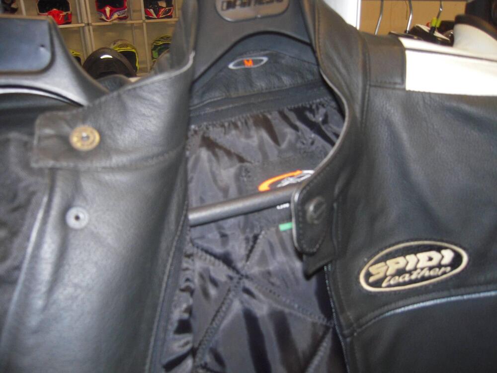 GIACCA MOTO IN PELLE UNISEX SPIDI (5)