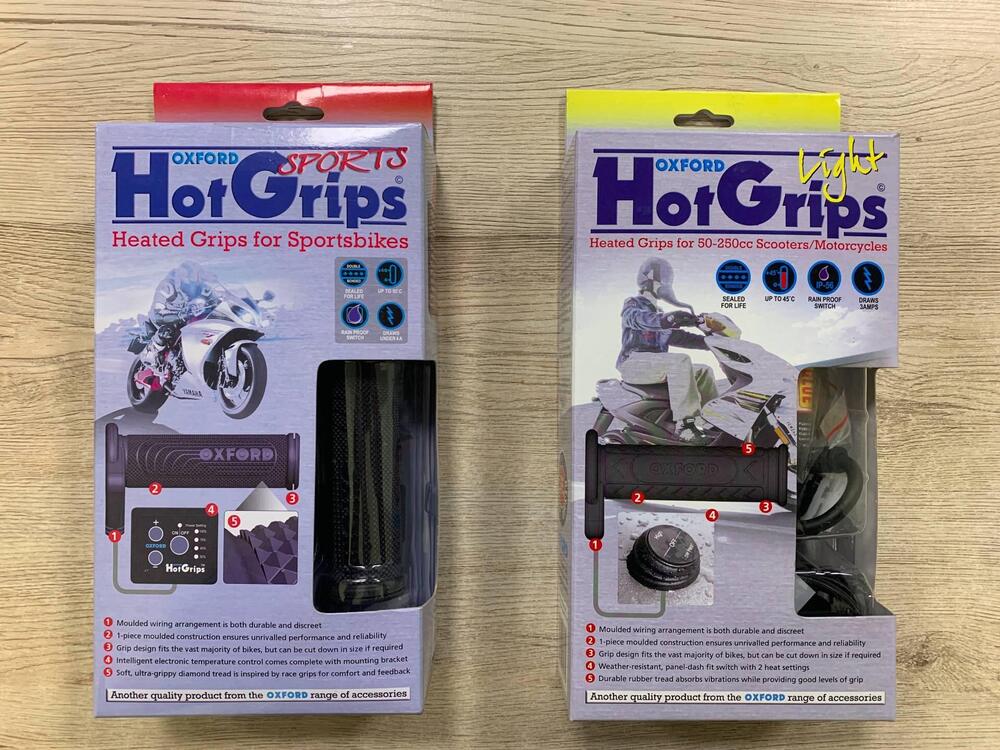 Manopole riscaldate moto e scooter HOT GRIPS