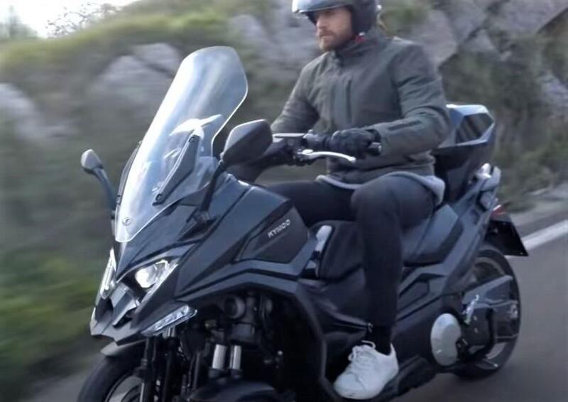 Kymco, il maxi scooter tre ruote CV3 &egrave; in arrivo [Video]