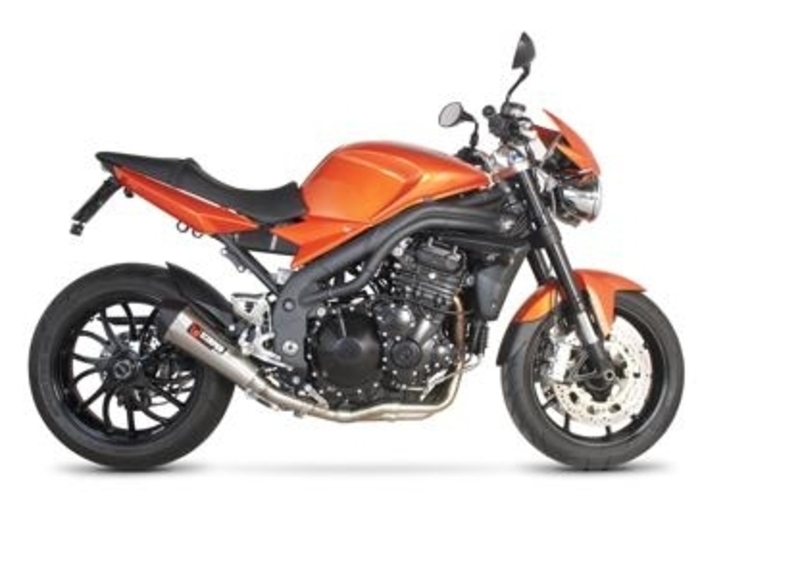 Scorpion: silenziatore singolo Serket Taper per Triumph Speed Triple 1050