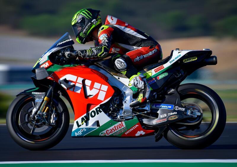 MotoGP 2020. Cal Crutchlow &egrave; il pi&ugrave; veloce nel warm up di Portimao