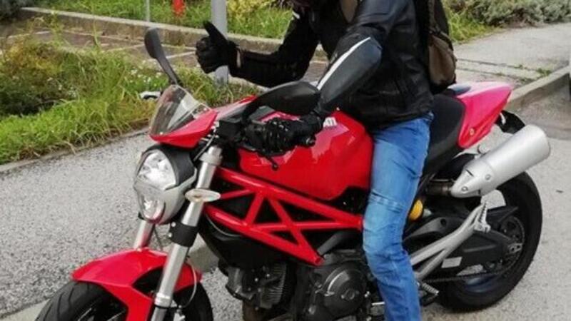 40 anni, di nuovo in moto con la spalla ricostruita in 3D