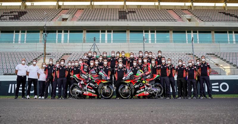 MotoGP 2021: Aprilia conferma i piloti