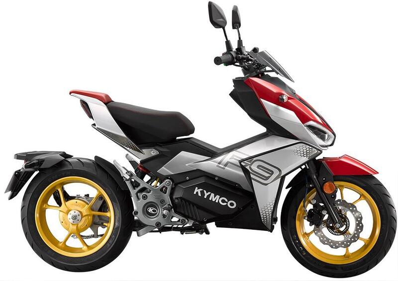 Kymco F9. Scooter elettrico da 110 km/h che si carica in 2 ore