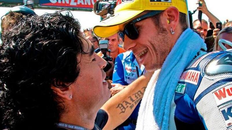 Valentino Rossi e il ricordo di Diego Armando Maradona