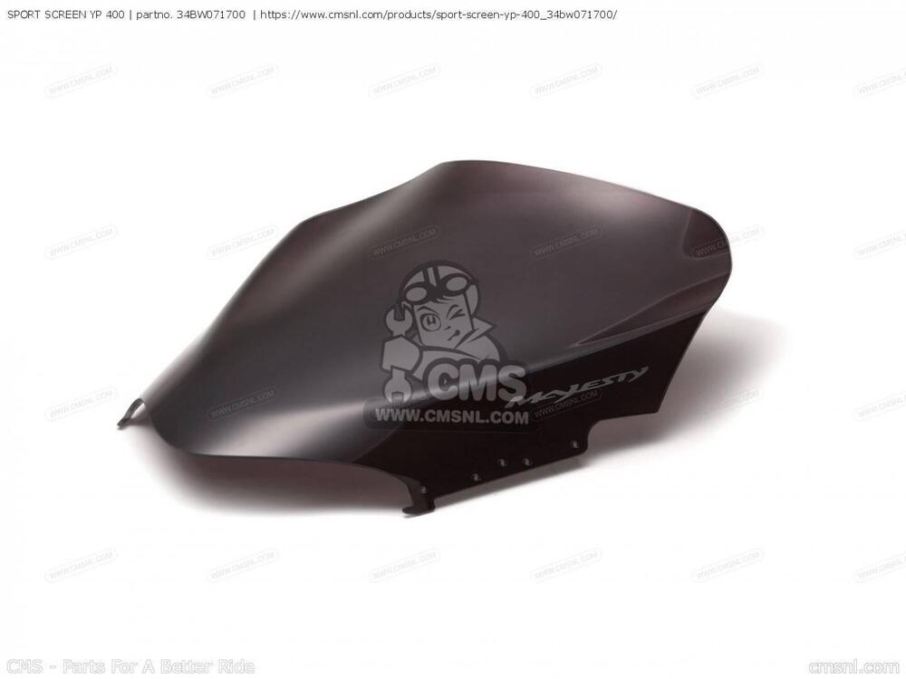 CUPOLINO SPORTIVO MAJESTY YAMAHA 400 34BW07170000
