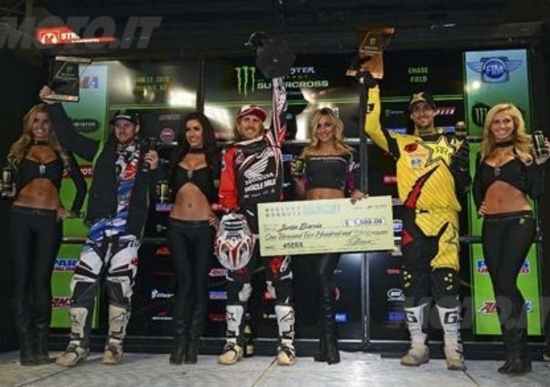 Supercross: Barcia e Tomac mattatori a Phoenix