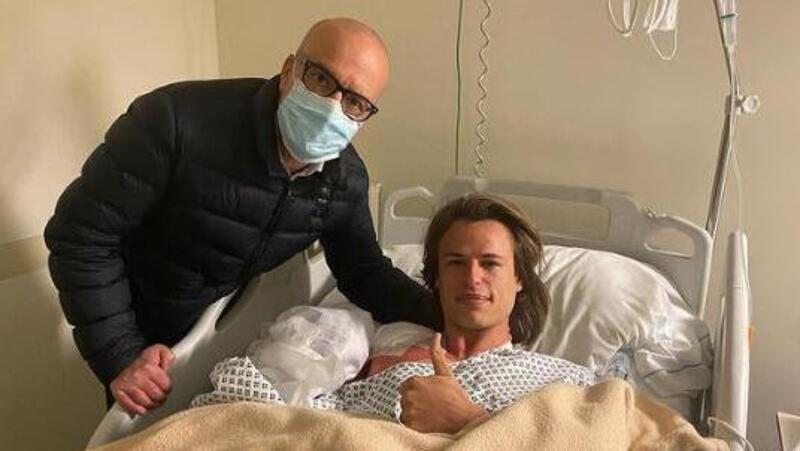 Nicol&ograve; Bulega operato alla spalla