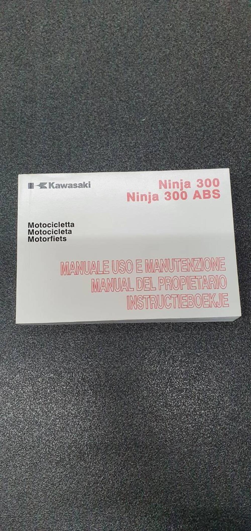 USO E MANUTENZIONE MANUALE KAWASAKI PER NINJA 300
