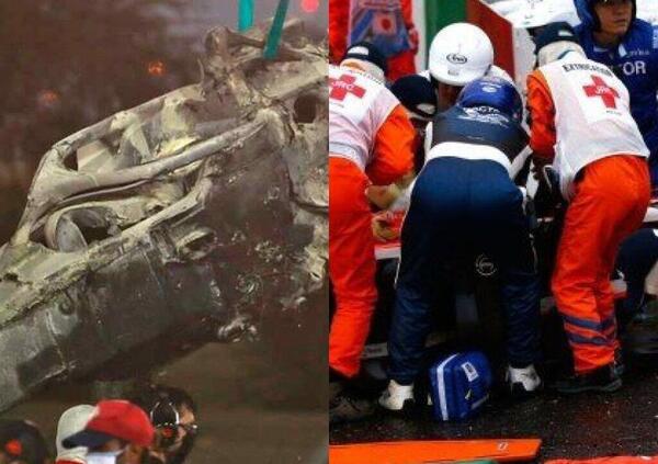 La mamma di Bianchi: &quot;L&#039;Halo introdotto dopo la morte di mio figlio oggi ha salvato Grosjean&quot;