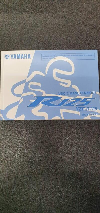 USO E MANUTENZIONE MANUALE YAMAHA PER YZF R125