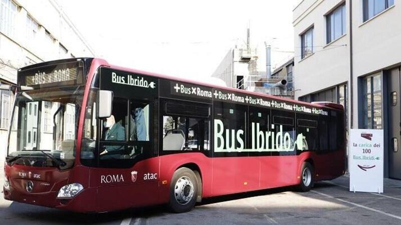 A Roma &egrave; arrivato il primo autobus ibrido