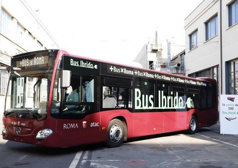 A Roma &egrave; arrivato il primo autobus ibrido