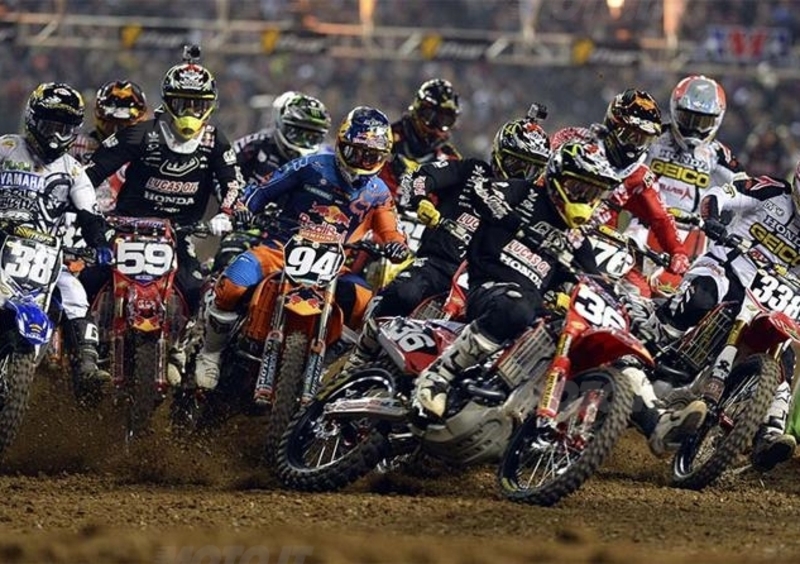 Le foto pi&ugrave; belle del Supercross di Phoenix 