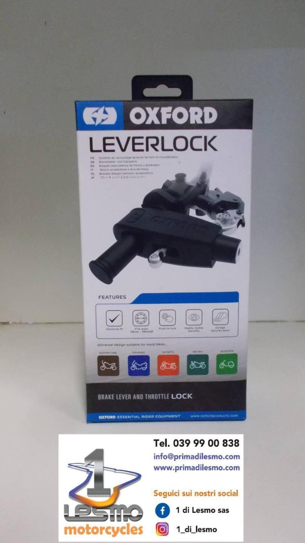 Blocco acceleratore e leva freno Oxford