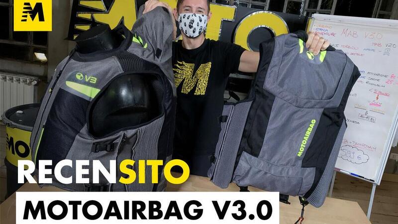 Motoairbag MAB v3.0 Recensione gilet airbag meccanico moto