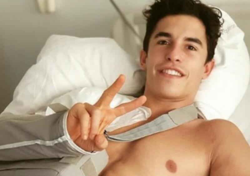 MotoGP. Marc Marquez: operazione ok, ma c&rsquo;&egrave; un&rsquo;infezione