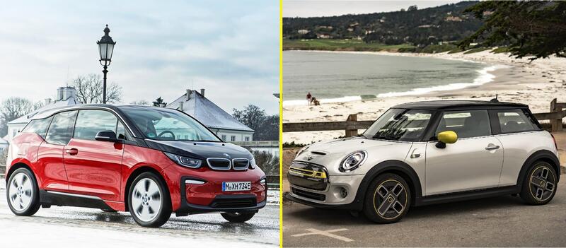 Quale auto elettrica, Confronto compatte premium: BMW i3s Vs Mini Cooper SE