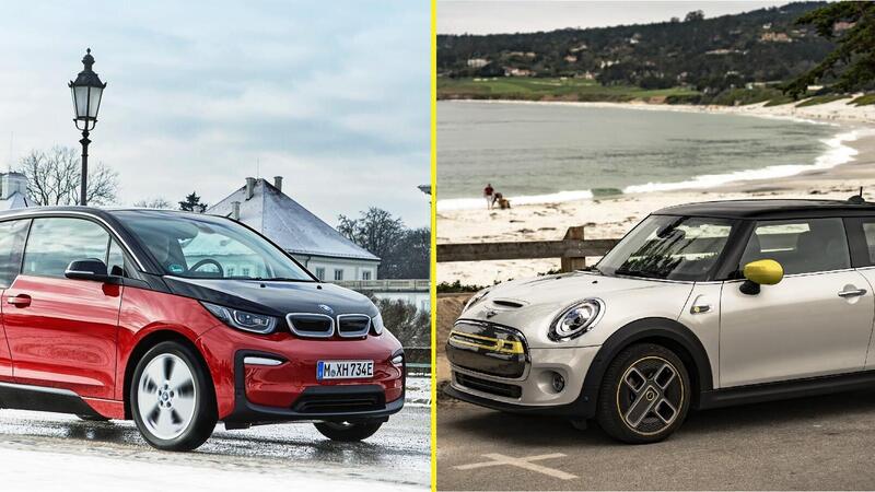 Quale auto elettrica, Confronto compatte premium: BMW i3s Vs Mini Cooper SE