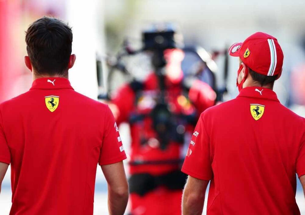 Leclerc e il rapporto con Vettel: &quot;A volte sto qui un&#039;ora ad ascoltare quello che ha da dire&quot; 