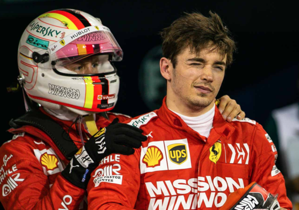 Leclerc e il rapporto con Vettel: &quot;A volte sto qui un&#039;ora ad ascoltare quello che ha da dire&quot; 