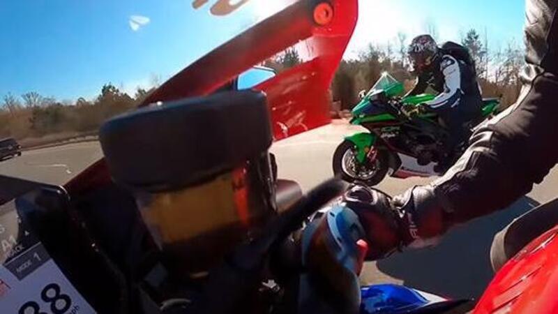 ZX-10R 2021 vs CBR 1000 RR-R SP: sfida folle tra Youtuber [VIDEO VIRALE]