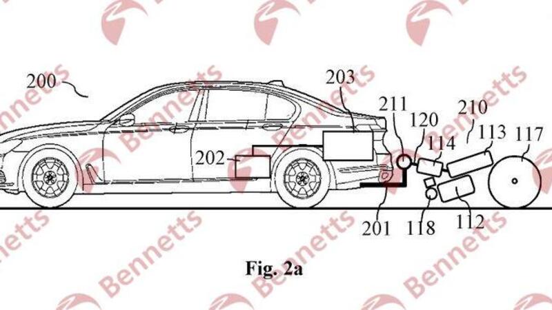 BMW brevetta la ruota a traino: un po&#039; generatore un po&#039; moto