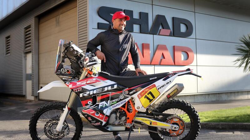 Dakar, Pedrero al via con sella SHAD