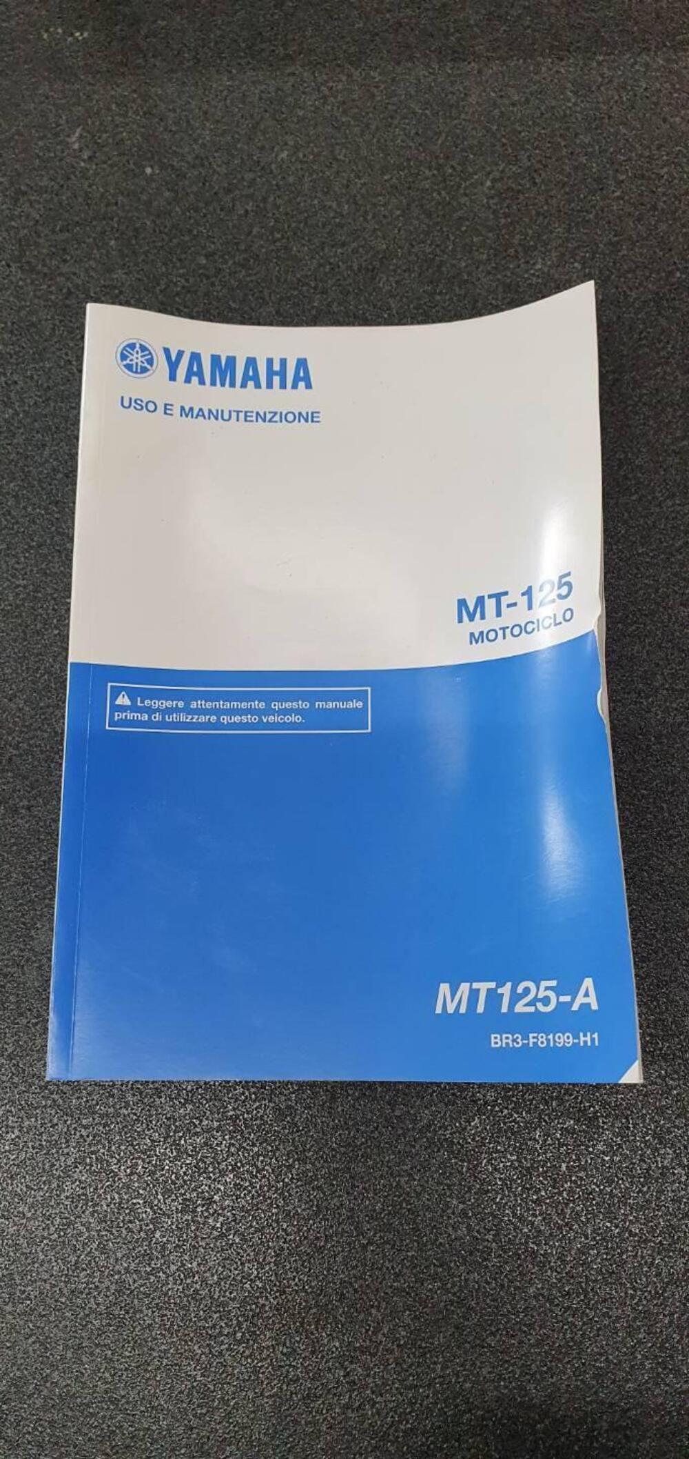 USO E MANUTENZIONE MANUALE ORIGINALE YAMAHA MT 125
