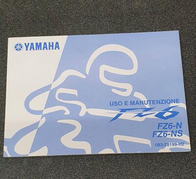 USO E MANUTENZIONE MANUALE YAMAHA PER FZ6