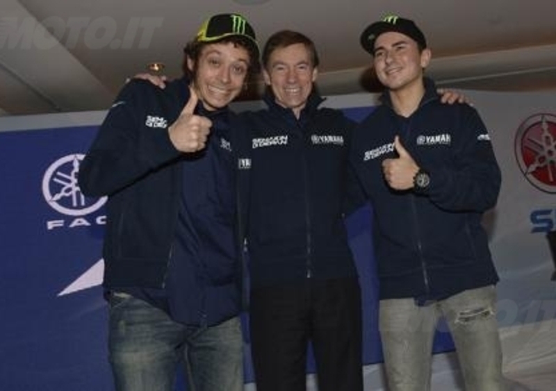 Rossi e Lorenzo compagni di squadra per la &quot;prima&quot; volta