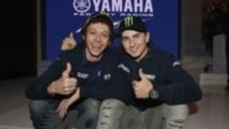 Rossi e Lorenzo compagni di squadra per la &quot;prima&quot; volta