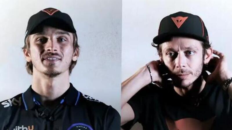 Valentino Rossi e Luca Marini: il faccia a faccia tra i &ldquo;fratelli rivali&rdquo; [VIDEO]