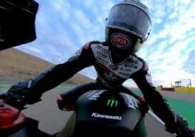 SBK. L'onboard a 360 gradi dalla Kawasaki ZX-10RRdi Rea ai test di Aragon [VIDEO]