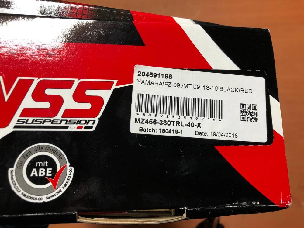 Mono Ammortizzatore Yamaha MT-09 YSS (4)