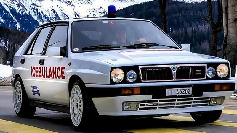 Ambulanza delle nevi, in Svizzera convertono la Lancia Delta HF Integrale