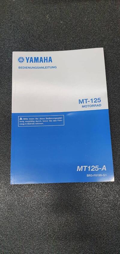 USO E MANUTENZIONE MANUALE YAMAHA PER MT-125
