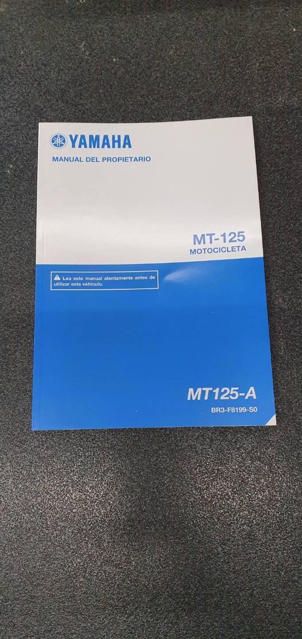 USO E MANUTENZIONE MANUALE YAMAHA PER MT 125