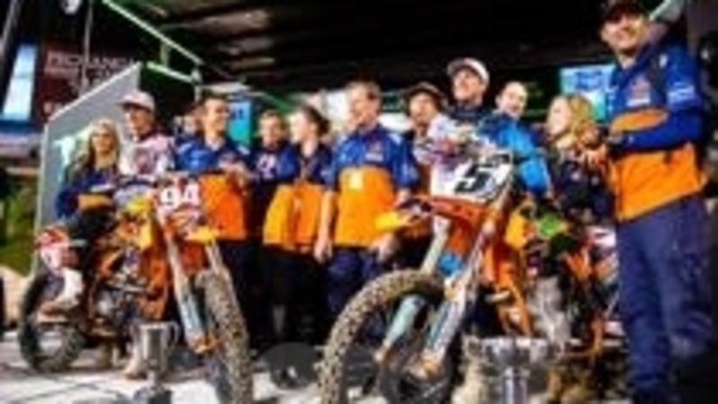 Storica doppietta KTM nel Supercross con Dungey e Roczen