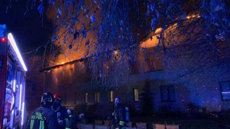 In fiamme la villa della famiglia Cordero di Montezemolo