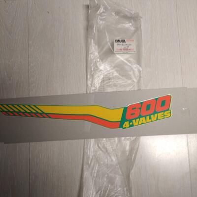 ADESIVO FIANCHETTO DX VERDE YAMAHA XT600 3PW