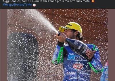 MotoGP. Enea Bastianini ha scelto il 23, come gli anni che compie oggi