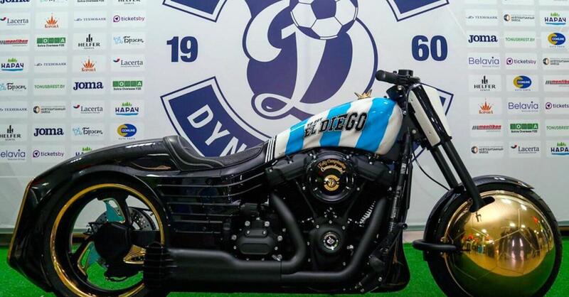 Anche una Harley-Davidson nell'eredit&agrave; di Diego Maradona