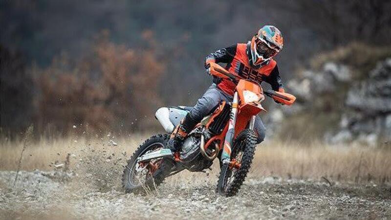 Andrea Verona nel Mondiale Enduro 2021 con KTM Italia