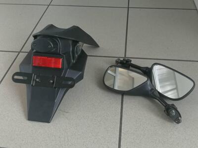 PORTATARGA E SPECCHIETTI KAWASAKI ZX6R 636 '03/'04