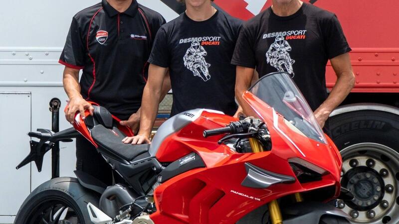 Oli Bayliss in ASBK con la Ducati Panigale V4R