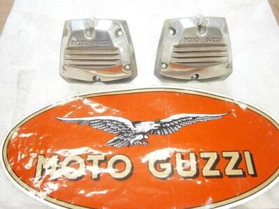 Coperchi punterie CROMATI (COPPIA) Moto Guzzi