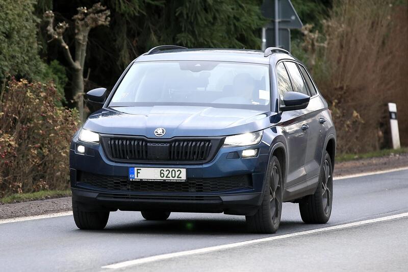 Skoda Kodiaq restyling, le foto spia