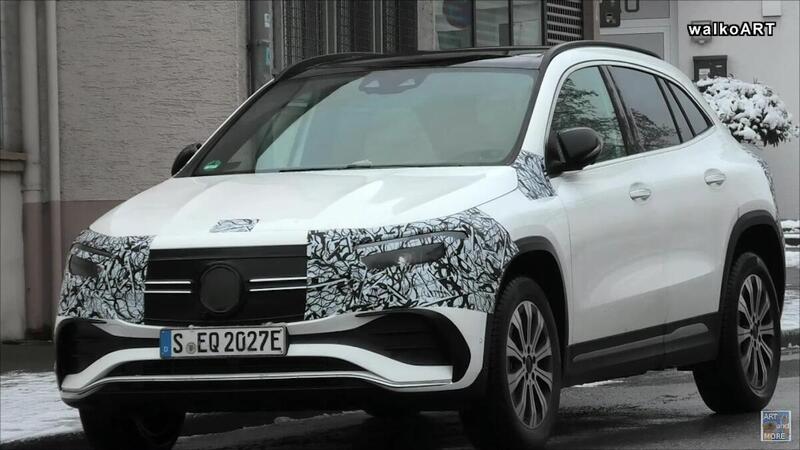 Nuova Mercedes EQA, -10: ecco il Crossover &quot;quasi pronto&quot; [GLA elettrico]