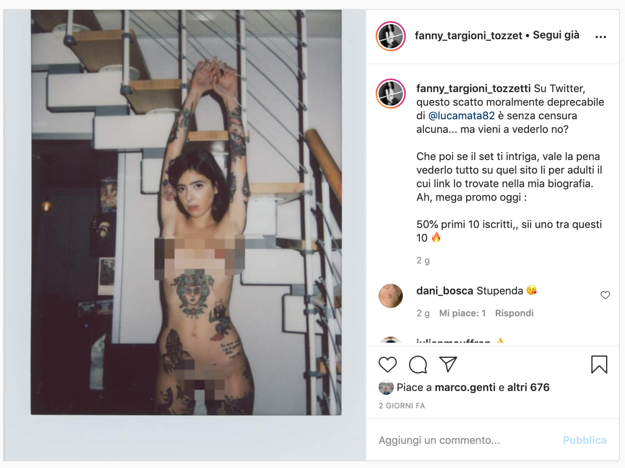 Fanny Tozzetti Instagram